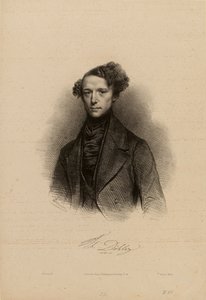 Portret van de componist Theodor Döhler 1814-1856 door Achille Devéria