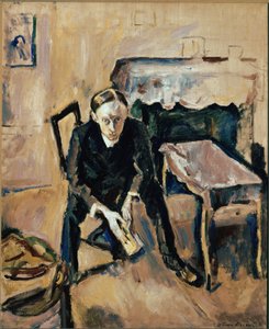 Portret van de Franse schrijver Fernand Fleuret