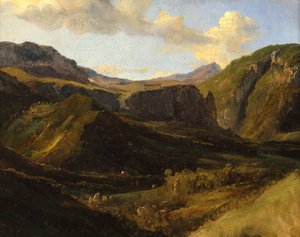 De Tempel van Segeste door Achille Etna Michallon