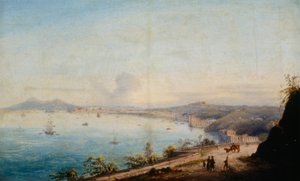 Weg naar Posillipo door Achille Gigante