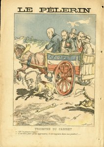 Illustratie van Achille Lemot (1846-1909) in Le Pelerin door Achille Lemot