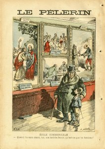 Illustratie van Achille Lemot (1846-1909) in Le Pelerin door Achille Lemot