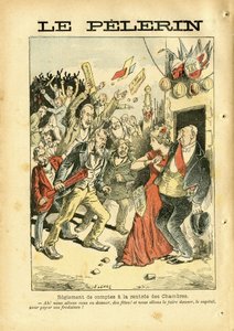 Illustratie van Achille Lemot (1846-1909) in Le Pelerin door Achille Lemot