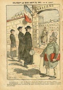 Illustratie van Achille Lemot in Le Pelerin - Vaak komt het goede voort uit het kwade door Achille Lemot