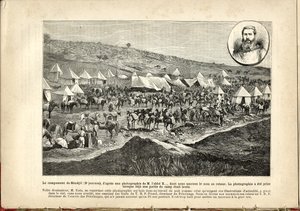 Het Sindjil kamp, door M. Uzès, Le Pèlerin