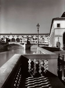 Ponte Vecchio, Florence, Italië, ca. 1955 door Achille Villani
