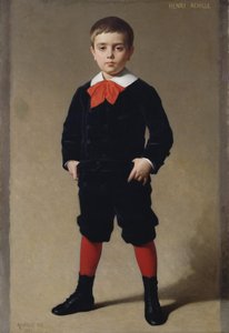 Portret van Henri Achille, de zoon van de kunstenaar, 1881 door Achille Zo
