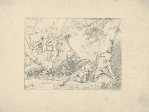 Vicksburg Kanaal uit Confederate War Etchings, 1861-63