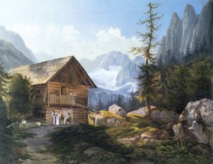Duits: In de Gosau vallei