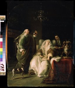 Zieke vrouw en een dokter door Adam Braun