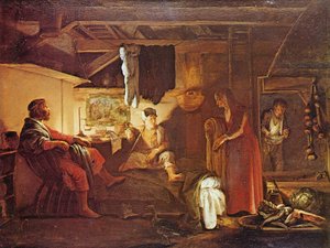 Jupiter en Mercurius bij Philemon en Baucis Jupiter en Mercurius bij Philemon en Baucis door Adam Elsheimer