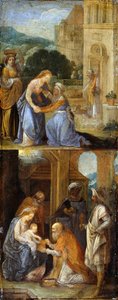 Scènes uit het Leven van de Maagd, 1578-1610 door Adam Elsheimer