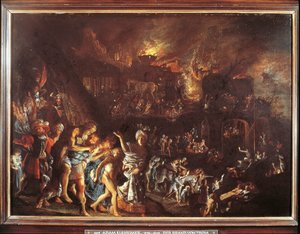 De verbranding van Troje, ca. 1604