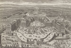 Algemeen uitzicht op het kasteel van Versailles