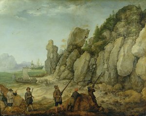 (detail) Wilde geitenjacht aan de kust