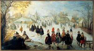 De schaatsers door Adam van Breen