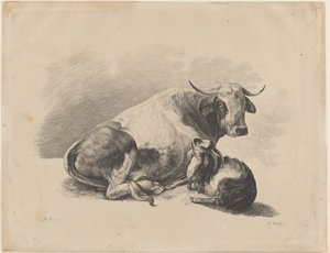 Koe en Geit Liggend, 1800-01
