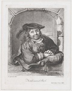 Portret van Ferdinand Bol door Adam von Bartsch