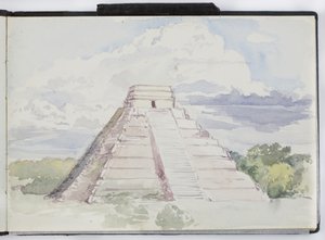 Schetsboek van tekeningen en notities, Mexico en Europa