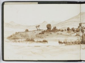 Schetsboek van aquarellen, Tekeningen en Notities, Mexico, 1896-1898 door Adela Breton