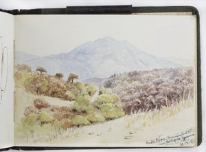 Schetsboek van aquarellen, tekeningen en notities, Mexico, 1896-1898