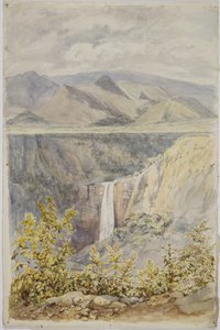 Waterval in Huauchinango, Puebla staat, Mexico