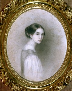 Portret van Léopoldine Hugo (1824-43) door Adele Julie Hugo