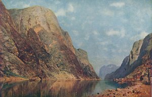 Sognefjord, Noorwegen, eind 19e eeuw, 1914