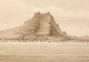 Bora bora, 4 september 1849 [Society Islands] door Admiral Sir Edward Gennys Fanshawe