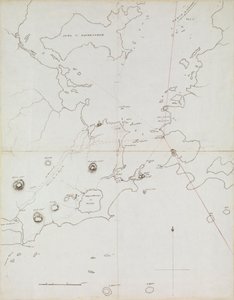 Kaart van de haven van Rio de Janeiro, Brazilië, c.1849 door Admiral Sir Edward Gennys Fanshawe