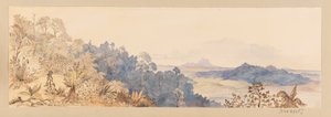 Van Quop Mountain of Het Dorp van de Sunta Dyaks uit West-Indië, Noord-Amerika en Borneo plakboek