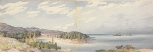 Hogland, 24 augustus 1855, Finland door Admiral Sir Edward Gennys Fanshawe