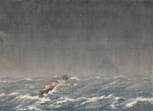 Buiten ankerplaats in een bui, Mazatlan [Mexico], 22 augustus 1850, 8 uur 