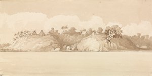 Vewa, Feejee-eilanden, oktober 1849 [Fiji] door Admiral Sir Edward Gennys Fanshawe