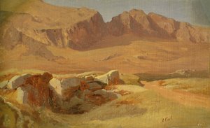 In de Sabijnse bergen door Adolf Carl