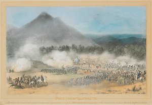 De Slag bij de Choloki-rivier, aan de grens van Guria op 4 juni 1854, 1854