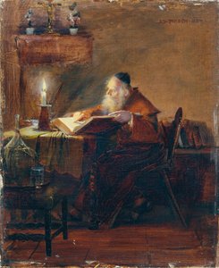 Lezende kluizenaar