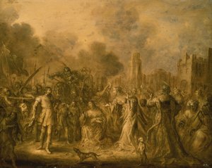 Triomf van David door Adolf van der Venne