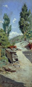 Weg in de heuvels door Adolfo Belimbau
