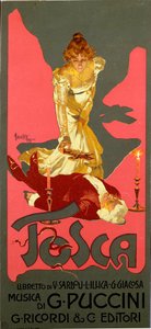 Poster in Liberty-stijl voor de opera 