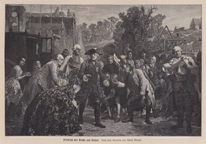 Frederik de Grote, Koning van Pruisen, op reis
