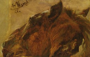 Hoofd van een dood paard, 1848