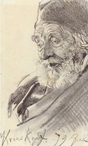 Julius Krauskopf door Adolph Menzel