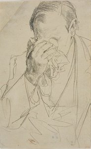 Huilende man