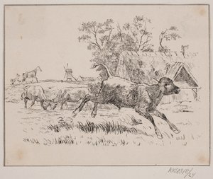 Het hert door Johan Adolph Kittendorff