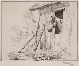 De molenpaard door Johan Adolph Kittendorff