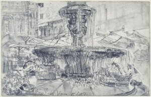 Fontein op de Piazza d