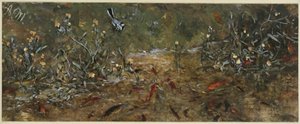 De goudvisvijver. Uit het „Kinderalbum” door Adolph Menzel