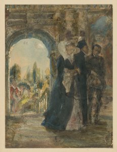 Familieraad. Ontwerp door Adolph Menzel