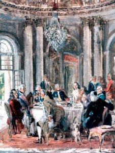 Reünie in het herenhuis, 1849